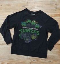 Nickelodeon Teenage Mutant Ninja Turtles Adult M Graphic Sweater Black Crewneck