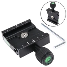 US QR- 50 Quick Release Plate Clamp Mount Base For Arca Swiss Tripod Ball Head