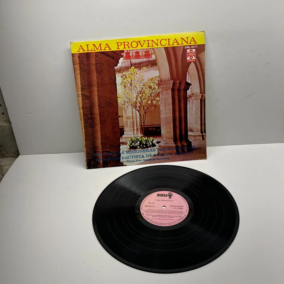 ALMA PROVINCIANA Coro De Las Misioneras - VINYL LP Dimsa 1978 - DML 9077 MEXICO - Image 3 of 4