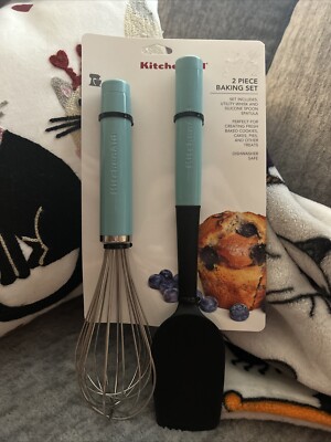 KitchenAid 2 Piece Baking Set, Aqua. New