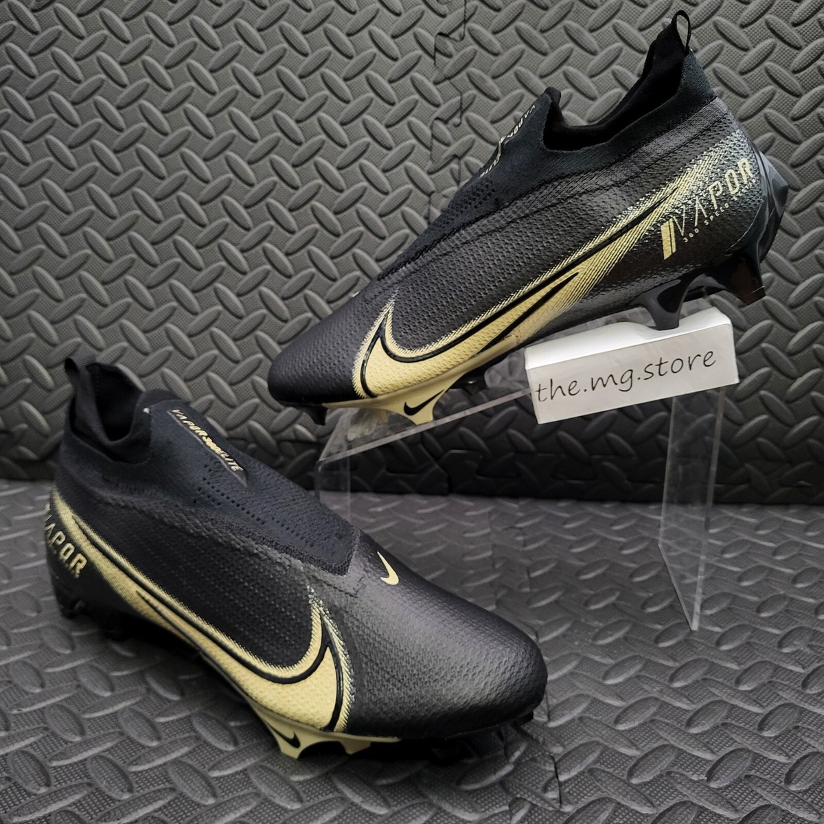 Mens Size 11 Nike Vapor Edge Elite 360 Football Cleats Black Gold CV6282-004 s-l1200.jpg main image 4