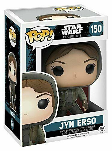 FUNKO STAR WARS ROGUE ONE JYN ERSO HOODED EXCLUSIVE POP FIGURE