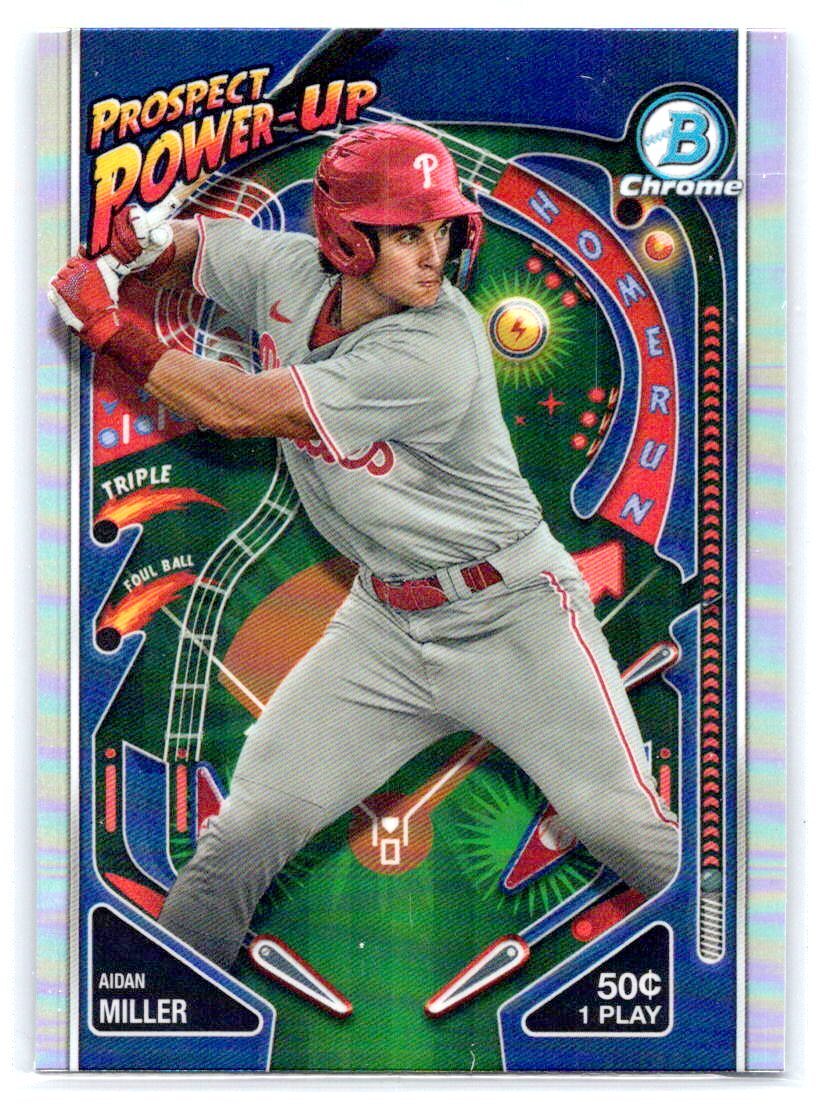 2024 Bowman - Chrome Refractors #PP-18 Aidan Miller Prospect Power-Up