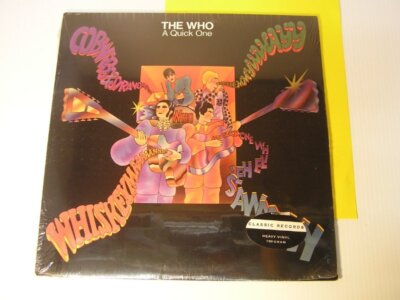 The Who A QUICK ONE Classic Records 593 002 Mono 150 Gram Vinyl Edition SEALED