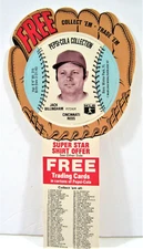 Vintage 1977 Jack Billingham Pepsi MLB Glove Disk Card Cincinnati Reds Old Stock