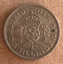 GREAT BRITAIN 1950 TWO SHILLING  VERY NICE COIN LL