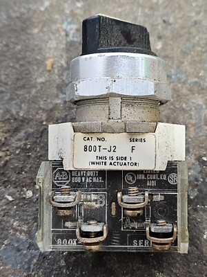かくたれ Allen Bradley 800T-J2 Selector Switch Series F | eBay