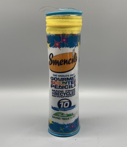 Zippered Bag with 9 Smencils Colored Scented Pencils Measure