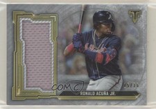 2020 Topps Triple Threads Single Jumbo Relics 15/36 Ronald Acuna Jr Acuña 0ek