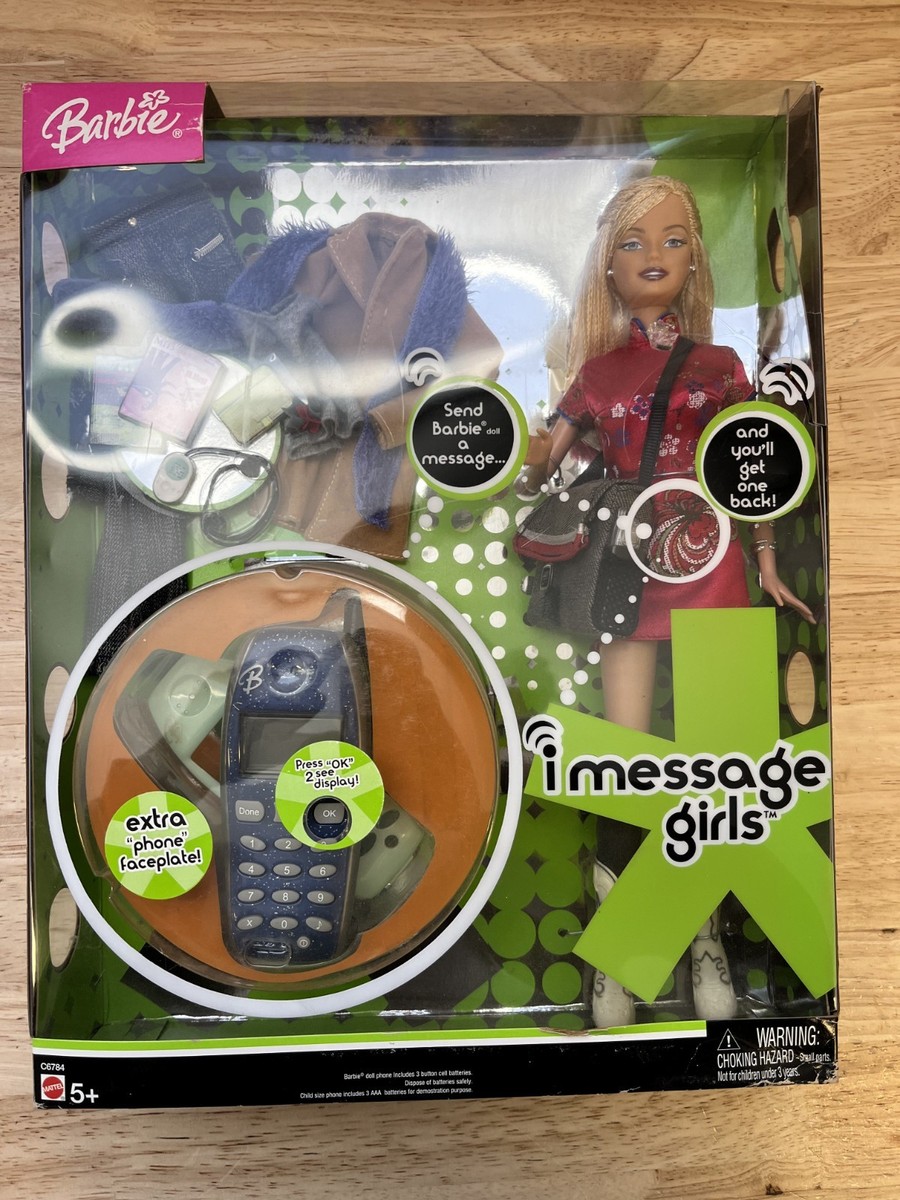 barbie様　ご相談ページ 2004 Mattel I Message Girls Barbie Doll C6784 Cell Phone Texting