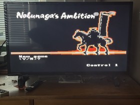Nobunaga's Ambition Nintendo NES Cleaned/Tested