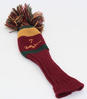 Bobby Jones #7 Pom Fairway Wood Headcover Golf Club Cover *Very Good Condition*