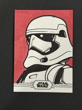 Star Wars Chrome Legacy 2019 sketch card Stormtrooper By Rich Molinelli