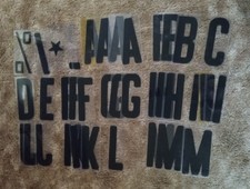 8" Sign Numbers, letters on 9" Background for Marquee Advertising Outdoor Signs