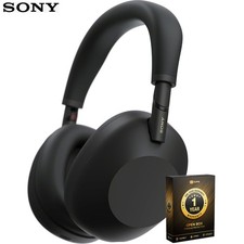 Sony Best Wireless Noise Canceling Headphones Black + 1 Year Warranty