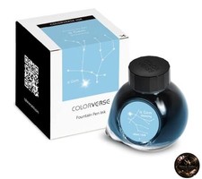 Colorverse Fountain Pen Ink Blue Gem Glisten 65ml Dye-based ink