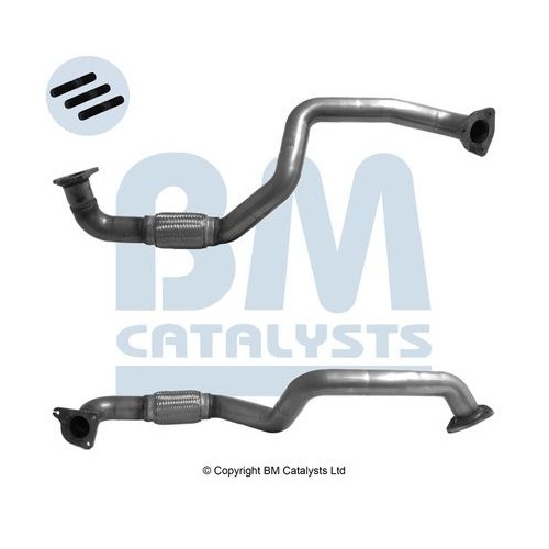 For VAUXHALL ASTRA Mk VII K B16 2015 onwards Exhaust Pipe
