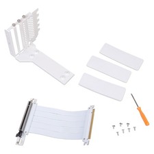 PCIE4.0 Easy Installs Vertical GPU Holder GPU Mount Bracket Support Cable Set