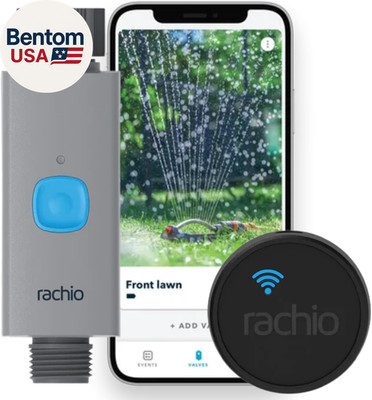 Smart Hose Timer (1 Valve + 1 Wifi Hub)   App-Controlled Outdoor Faucet Timer, Q