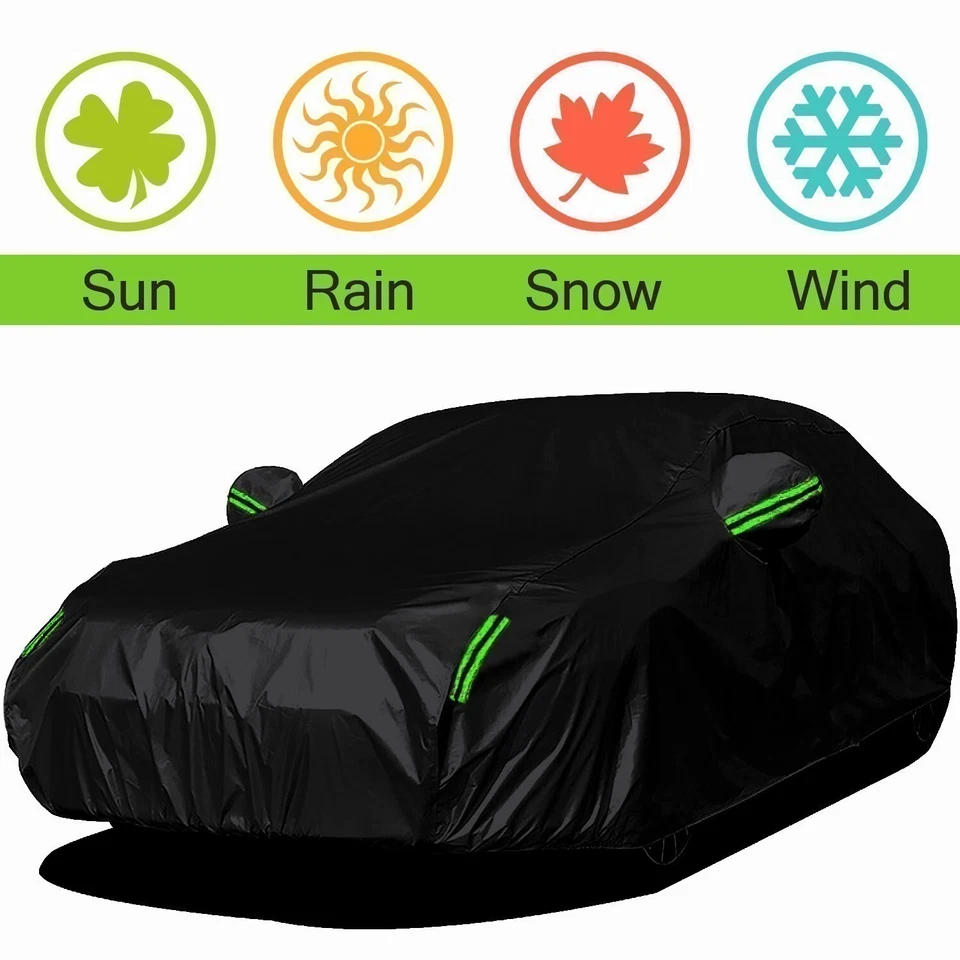 Cubierta completa para auto Honda Civic impermeable polvo lluvia protección contra todo tipo de clima Foto 3 de 4