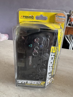 Sony Playstation Compatible 1-2 Dual Shock 2 TWIN Shock 2 ATOMIC Controller