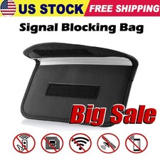 NEW Faraday Bag Cell Phone Wallet Blocker Radiation Signal Shielding Case