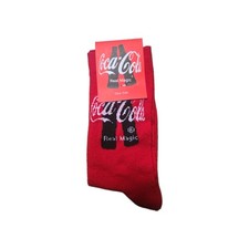 Coca-Cola Socken rot &bdquo;Real Magic&ldquo; One-Size, OEKO-TEX Standard 100