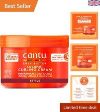 340g Coconut Curling Cream - Best of the Best Winner for Frizz-Free, Shiny Curls