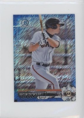 2017 Bowman Chrome Minis Prospects Blue Shimmer Refractor Bryan Reynolds 0b0