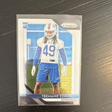 Panini Prizm Rookie Base Tremaine Edmunds #247 2018 Buffalo Bills Football Card