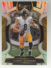 Panini Select 2025 Aaron Rodgers #51 Prizm Concourse Steelers Silver