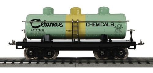 Lionel MTH 11-30203 Hojalata Celanese Chemicals No. Coche cisterna de 3 cúpulas 215-3 | Zustand: New