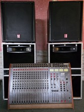 Vintage PA Anlage Electro Voice EVM-15B / Soundcraft Spirit Mischpult Boxen