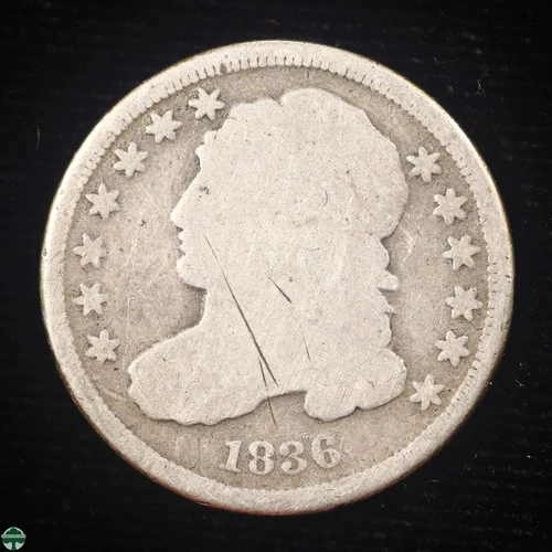 1836 Capped Bust Dime — photo from the most recent tracked eBay sale
