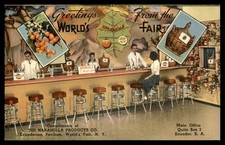 Postcard Naranjilla Fruit at World's Fair, N.Y.