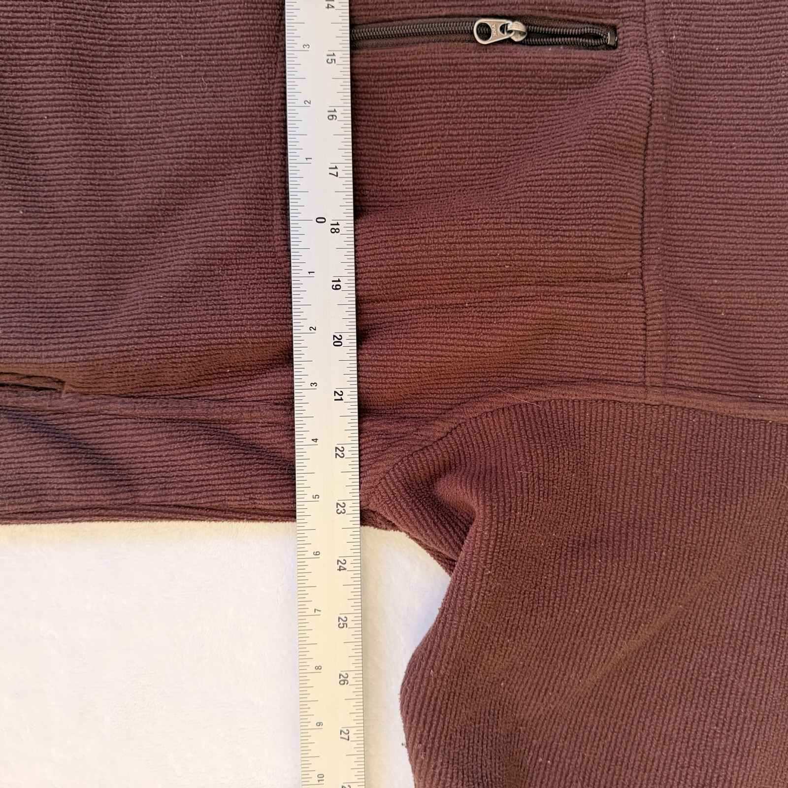 Patagonia Synchilla Fleece Jacket Brown Zip Up Outdoors Large thumbnail 9