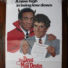 1981 Devil and Max Devlin Cosby Gould Original 27x41 Poster