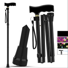 Andavari’s Foldable Adjustable Walking Stick Lightweight Stable Support