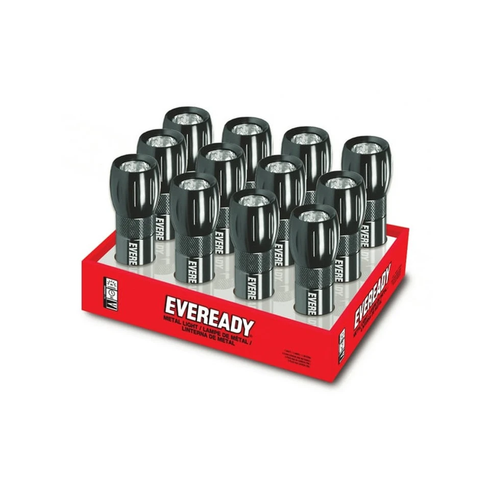 Eveready EVML33AS Battery Powerd Metal LED Flashlight - Image 2 of 4
