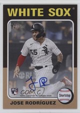 2024 Topps Heritage High Number Real One Jose Rodriguez Rookie Auto RC