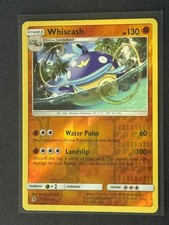 Whiscash 71/145 Rare Guardians Rising Pokemon Reverse Holo Near Mint