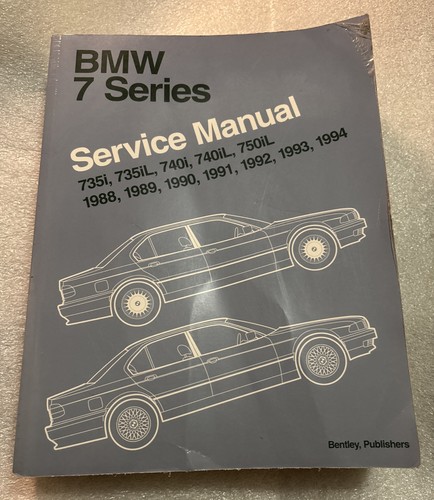 Bmw 7 Series Service Manual by Bentley E32 1988-1994 B794 735i/il 740i/il 750il
