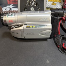 JVC GR-SXM37U Super VHS-C Camcorder 1000x Zoom New Charger And New Battery Works