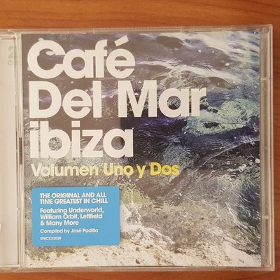 VARIOUS cafe del mar ibiza vol. uno y dos EDC GERMANY NM/EX (2CD, Pop, Spectrum)