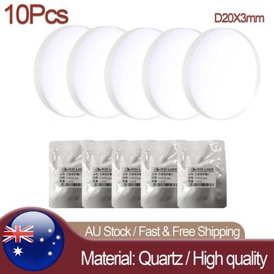 10Pcs D20X3 Laser Protective Lens For Laser Welding Cleaning HW980 Gun Accessory