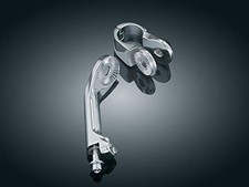 Kuryakyn 4526 Tour-Tech Long Arm Cruise Mounts for 1-1/4" Engine Guards, Chrome