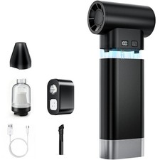 Multif Electric Air Duster Blower Fan Car Vacuum Cleaner 130000rpm 240 min usage