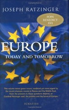 EUROPE: TODAY AND TOMORROW By Pope Benedict Xvi - Hardcover **BRAND NEW**