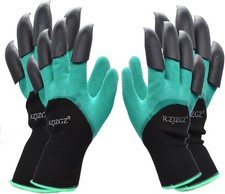 RZJZGZ 2 Pairs Garden Gloves with Claws for Women and Men Both Hands...