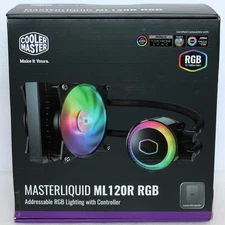 MasterLiquid ML120R RGB Dual Fan 120mm Liquid Cooler LGA115x 2011 AM4 AM3+ AM2+
